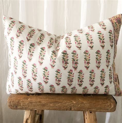 Add a Touch of Elegance with Floral Block Print Pillows